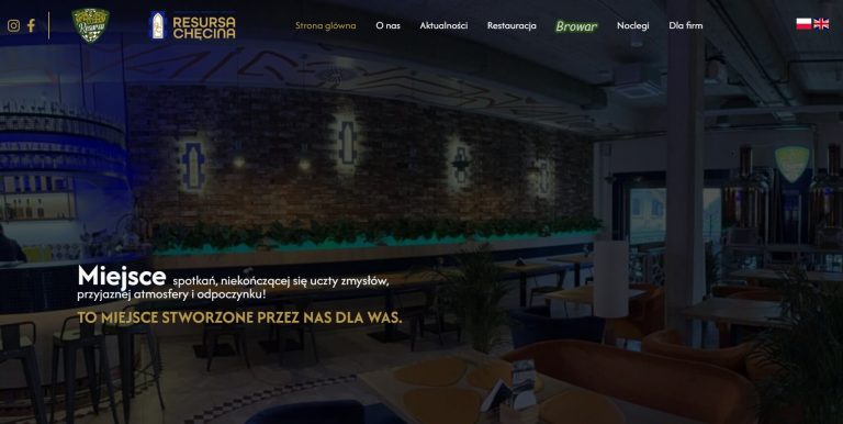 Responsywna strona internetowa dla restauracji – realizacja Nawnet.p