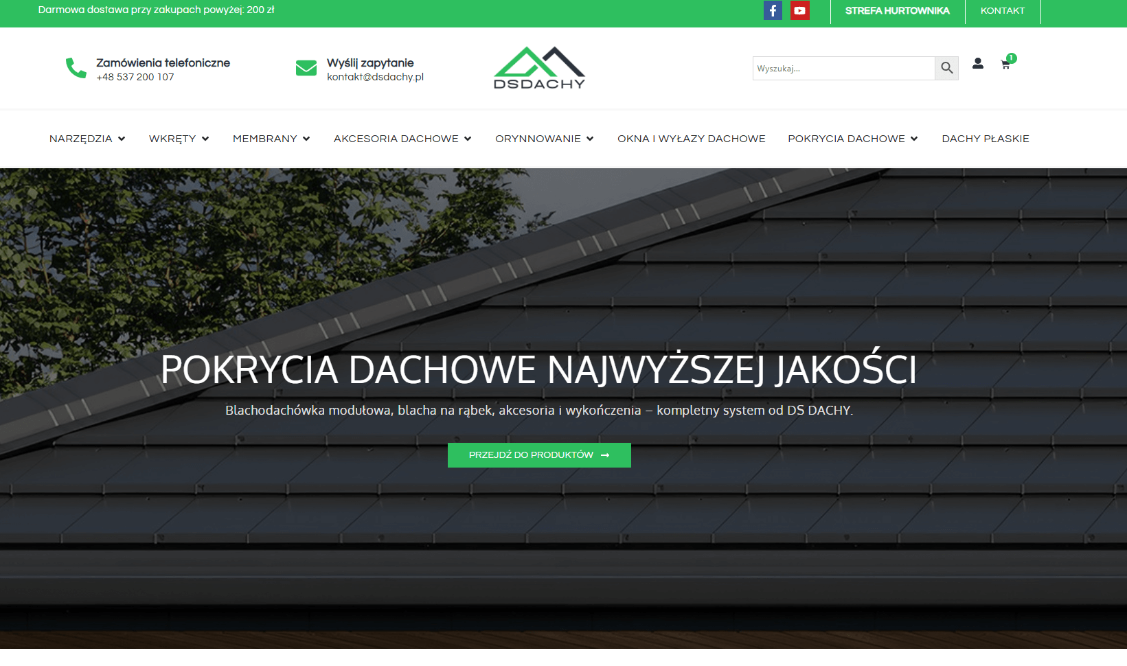 Sklepy internetowe Kielce – Realizacja dla Dsdachy | Nawnet